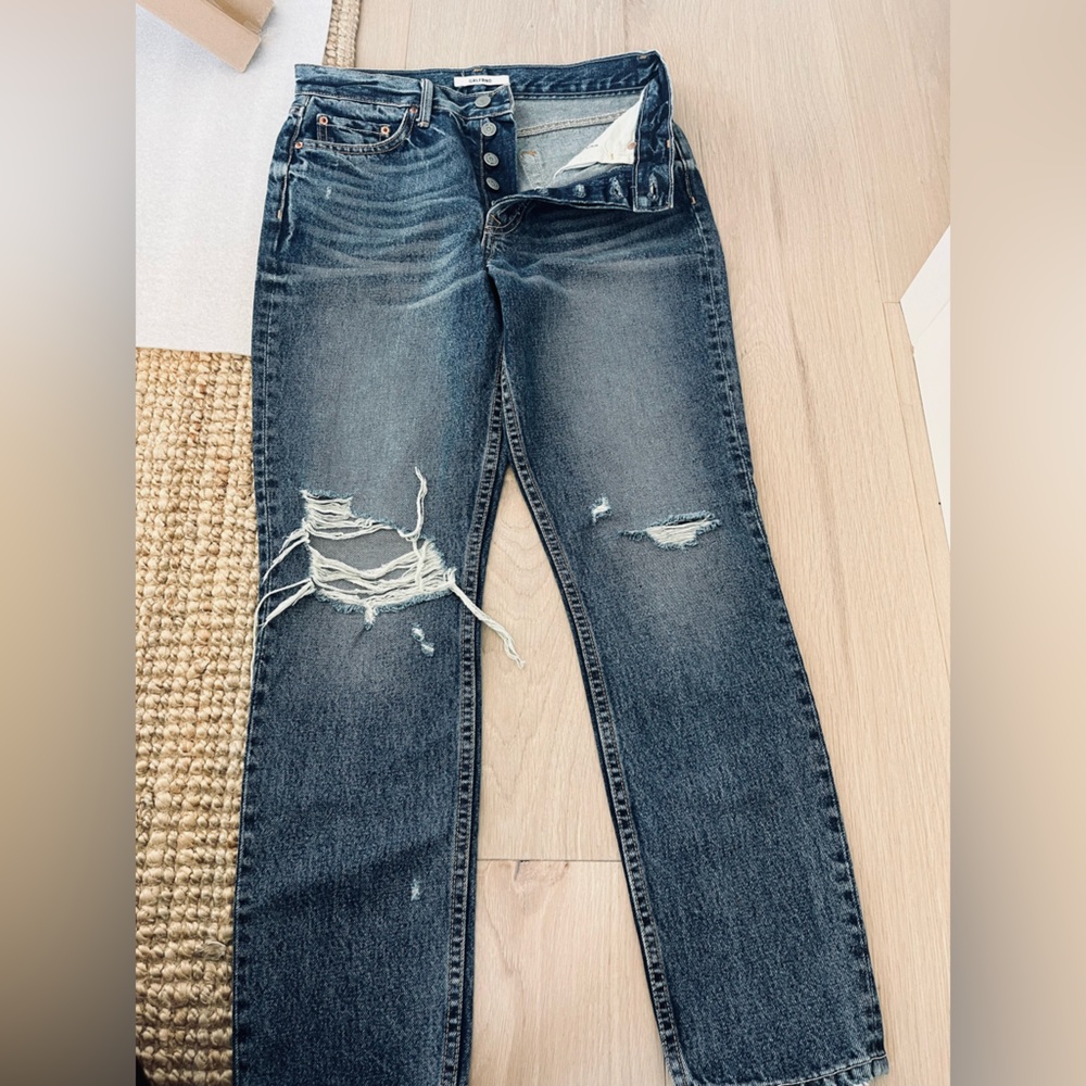 Revolve/ GRLFRND/ high rise// skinny cut/ size 27